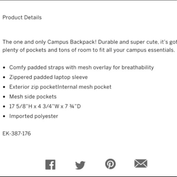 NEW Victoria’s Secret PINK Checker Backpack RARE - Picture 15 of 16